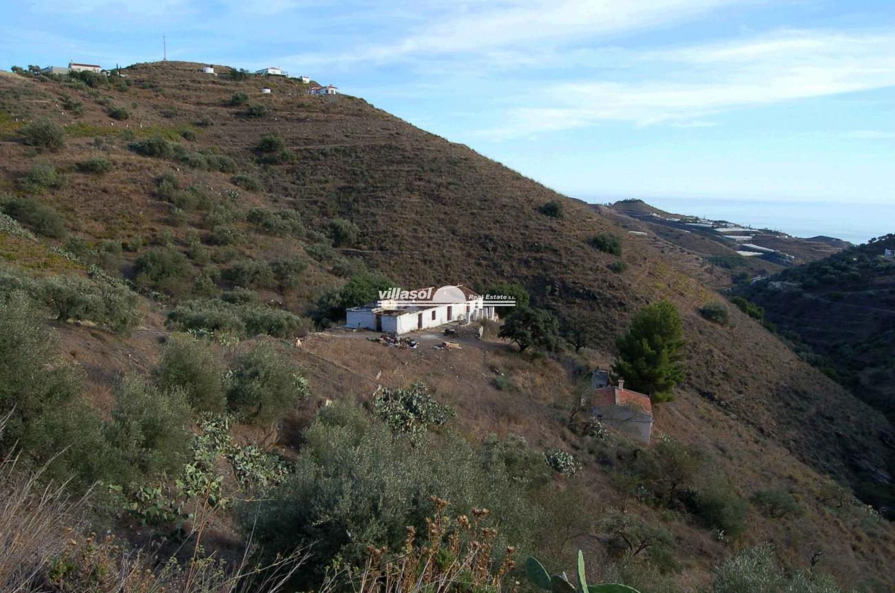Cortijo in Torrox, to be restored, on a plot of 6,802m2.