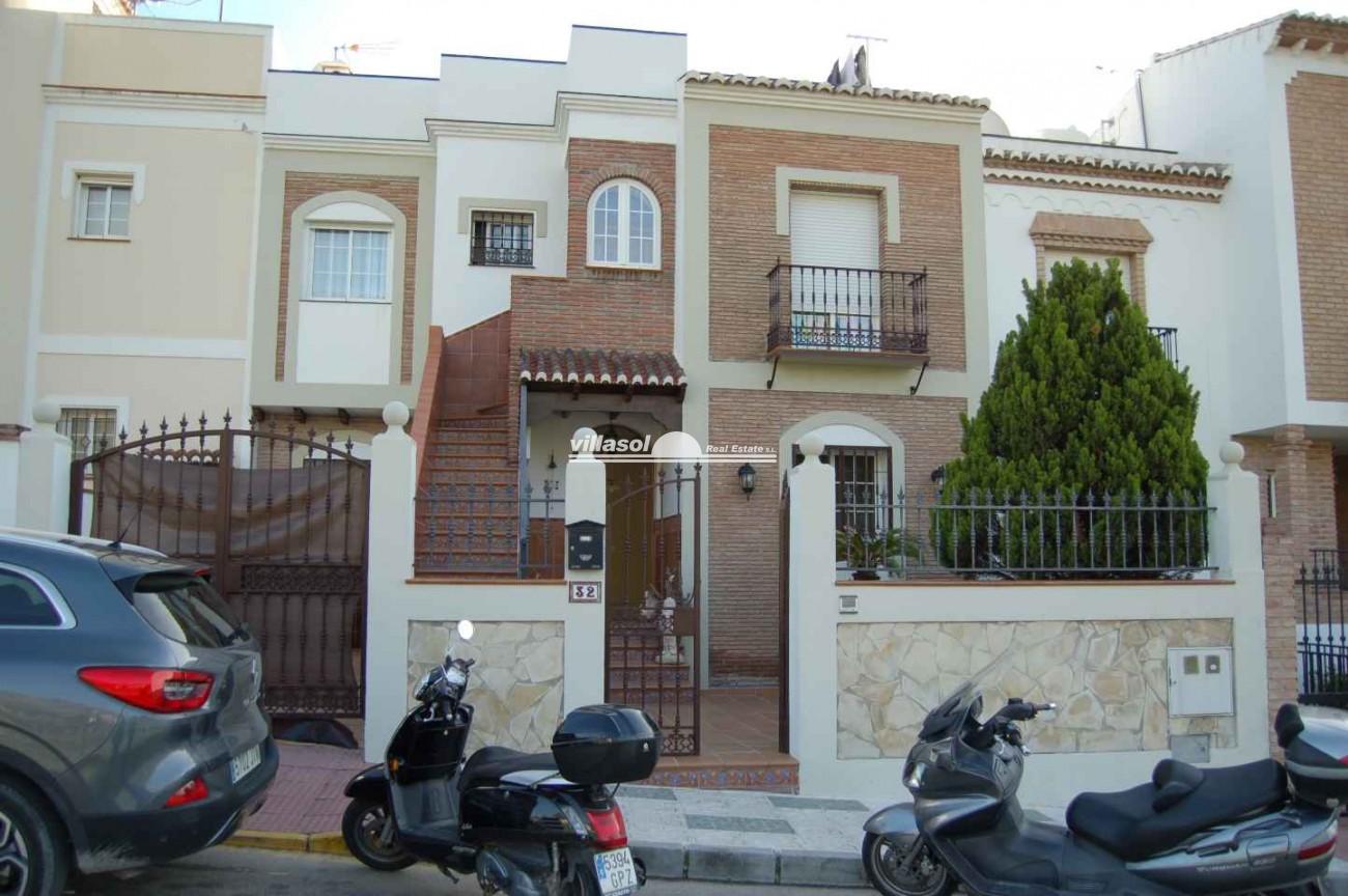 A Large Terraced Townhouse FOR SALE On The Outskirts Of Nerja, On The East Side. 