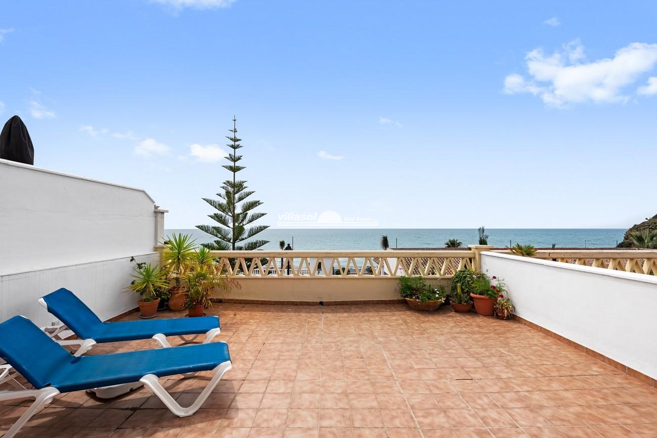 town house with stunning sea views close to the beach in Torrox