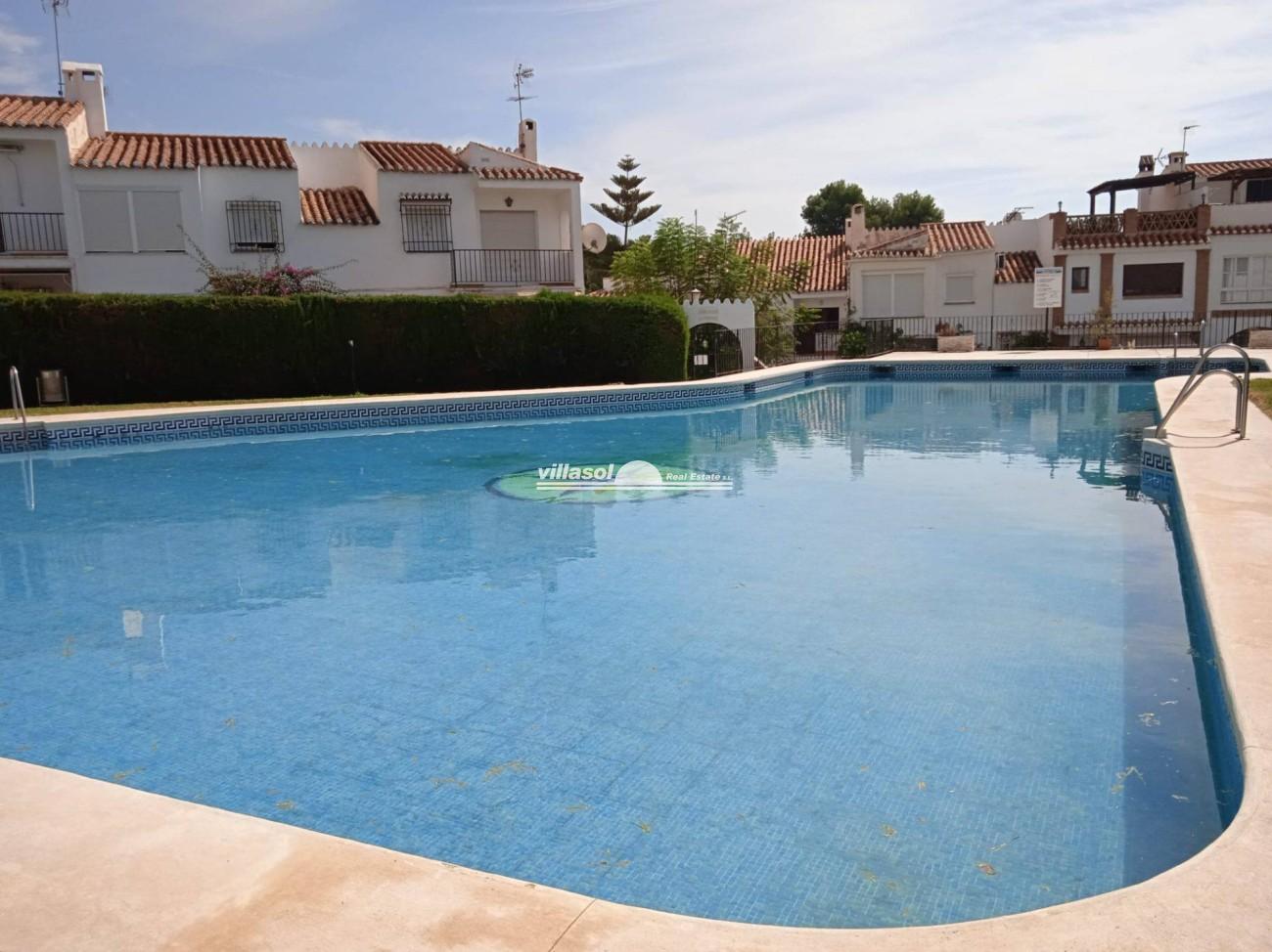 Townhouse With Community Pool In A Quiet Urbanization For Sale In Nerja